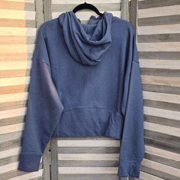 Women's Ribbed Fleece Cropped Hooded Sweatshirt | All in Motion | XXL - Picture 6 of 15